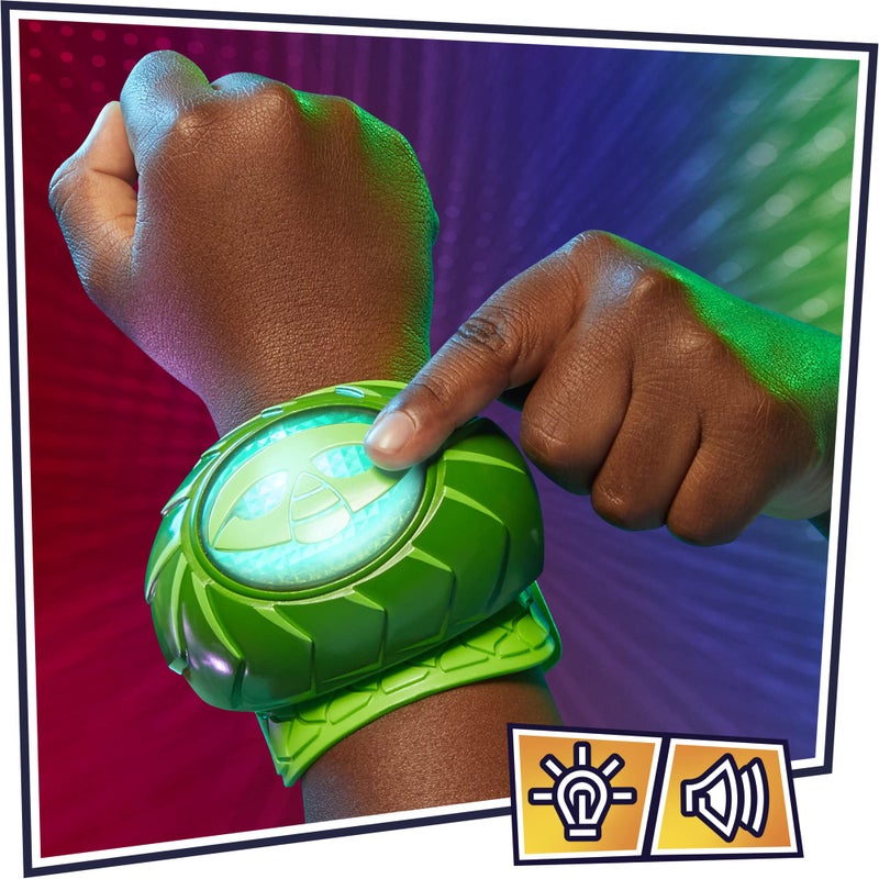 PJMASKS طقم ألعاب بي جي ماسكس جيكو باور مع 2 شخصية متحركة، مركبة، سوار، قناع زي، للأطفال من 3 سنوات فما فوق - Image 3
