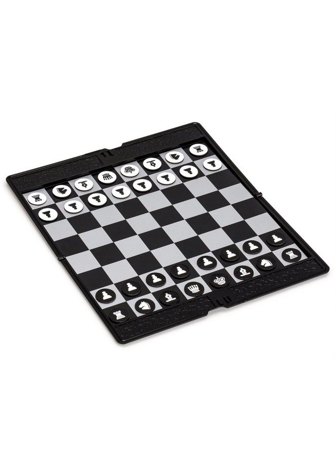 Yellow Mountain Imports Magnetic Travel Foldable Chess Wallet Set (7.9Inch) Portable & Perfectly Travelsize  - Image 1