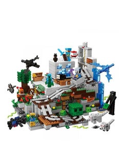 Minecraft Constructor Mountain Cave building Set toy for kids Minecraft MY World