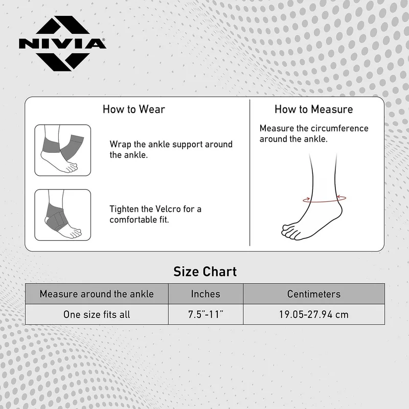 نيفيا Nivia Neoprene Orthopedic Ankle Support