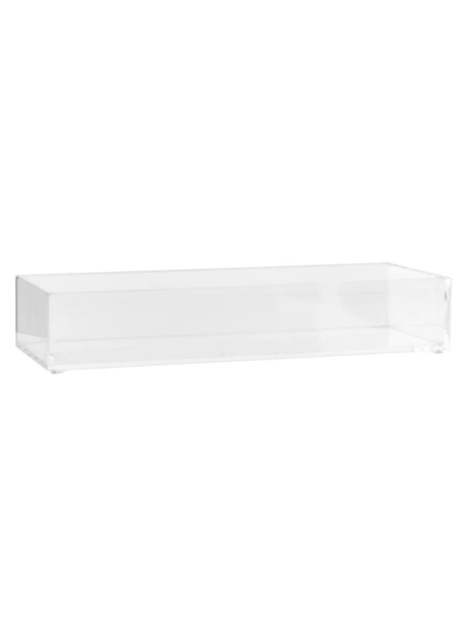 Five Simply Smart Selena Rectangular Shaped Bathroom Organiser Clear 4.8 x 9.6 x 25.6 cm 155902