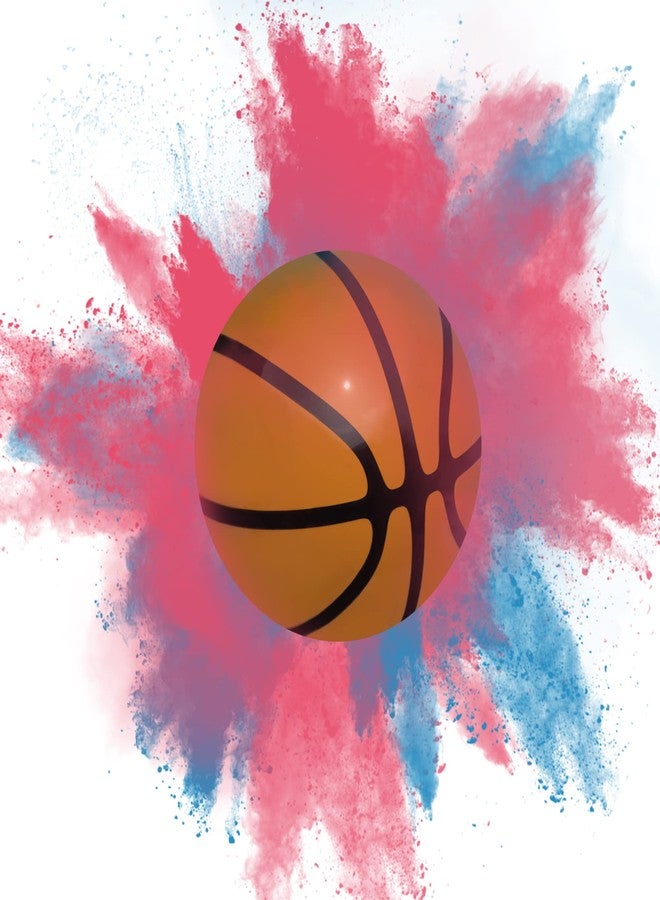 POPUPARTY Gender Reveal Basketball with Pink & Blue Powder, for Baby Boy or Girl Gender Reveal, Party Supplies - Image 1
