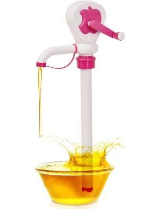 SAJAG SAJAG Kitchen Oil Pump for Oil Extractor and Fuel Transfer Kitchen Manual Hand Oil PumpMulticolor ABS Plastic Oil Pump  - Image 1