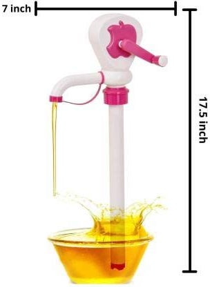 SAJAG SAJAG Kitchen Oil Pump for Oil Extractor and Fuel Transfer Kitchen Manual Hand Oil PumpMulticolor ABS Plastic Oil Pump  - Image 3