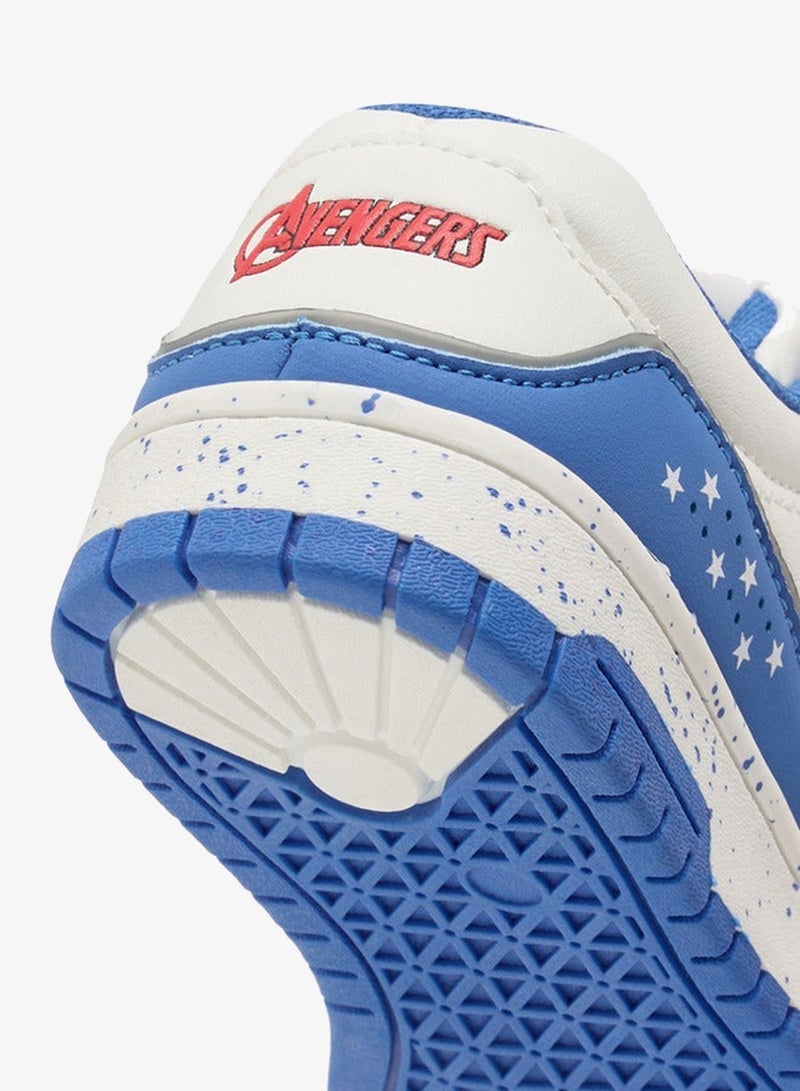 MARVEL Boys Avengers Applique Sneakers with Hook and Loop Closure - Image 5