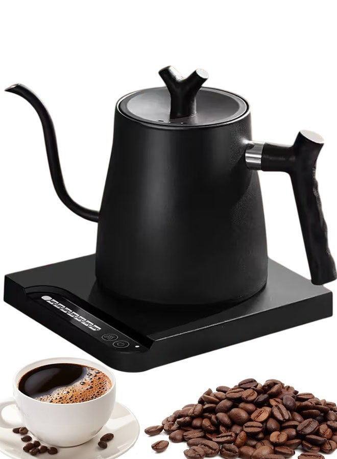 TOSCANA U Electric Gooseneck Kettle 1L 1000W Water Kettle for Pour-over Coffee & Tea,Stainless Steel Coffee and Tea Pot, Constant Temperature Coffee Kettle - Image 1
