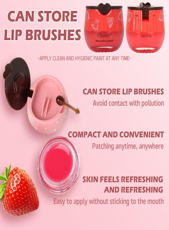 ZARICS 8 PCS Honey Balm Lip Balm, Honeybalm, Strawberry, Watermelon, Apple, Lime, Cherry, Mint, Grapes & Peach Flavors, Prevention Dry & Cracked Lip Scrubs, Mothers Day Gifts, Teacher Appreciation Gifts - Image 4