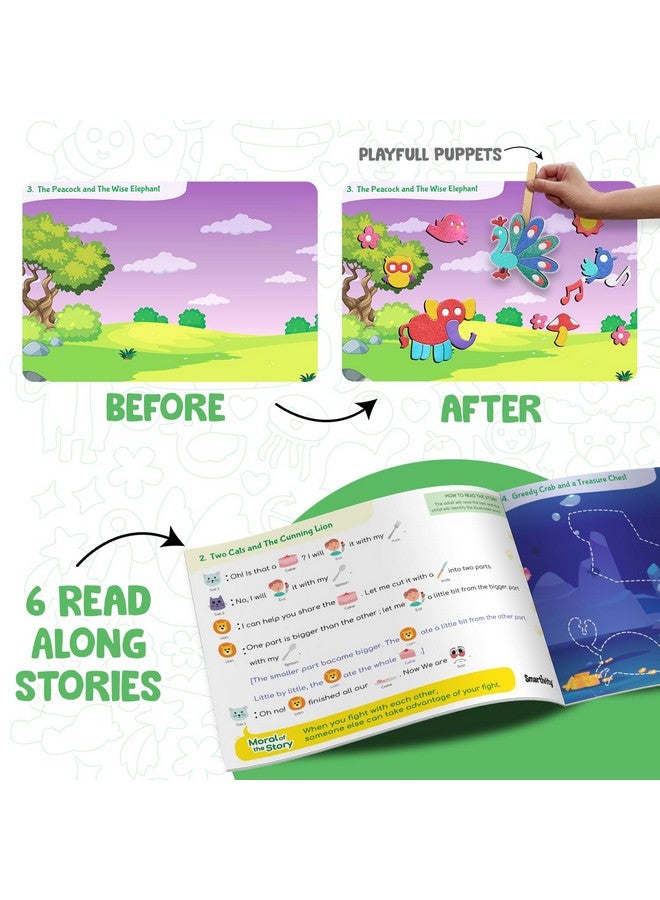 Smartivity Foil Magic - Animals Theme Craft Kit for Kids Age 4-10 Years, 100+ Foil Sheet, 10 Canvases, 170+ Stickers, Birthday Gift for Boys & Girls Ages 4,5,6,7,8,9,10 - Image 4