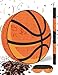 LAKINGO Basketball Piata Includes Wooden Stick Blindfold and Confetti 13x13x3 Perfect for Sports Party Decorations and Basketball Pinatas for Birthday Party - Image 2