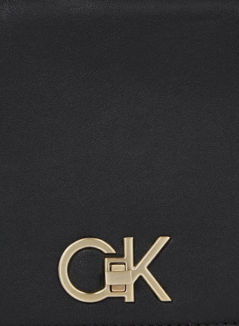 CALVIN KLEIN Women's Slim Crossbody Bag, Black