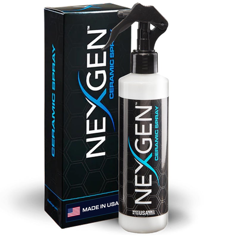Nexgen Ceramic Spray Silicon Dioxide - Ceramic Coating Spray for Cars - Professional-Grade Protective Sealant Polish for Cars, RVs, Motorcycles, Boats, and ATVs - 8oz Bottle