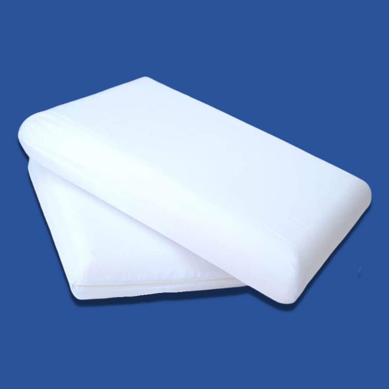 Cozymate Cotton Foam Pillow, SoftyFoam for Neck Relief and Shoulder Relief (21x13x3.5inch) - Image 2