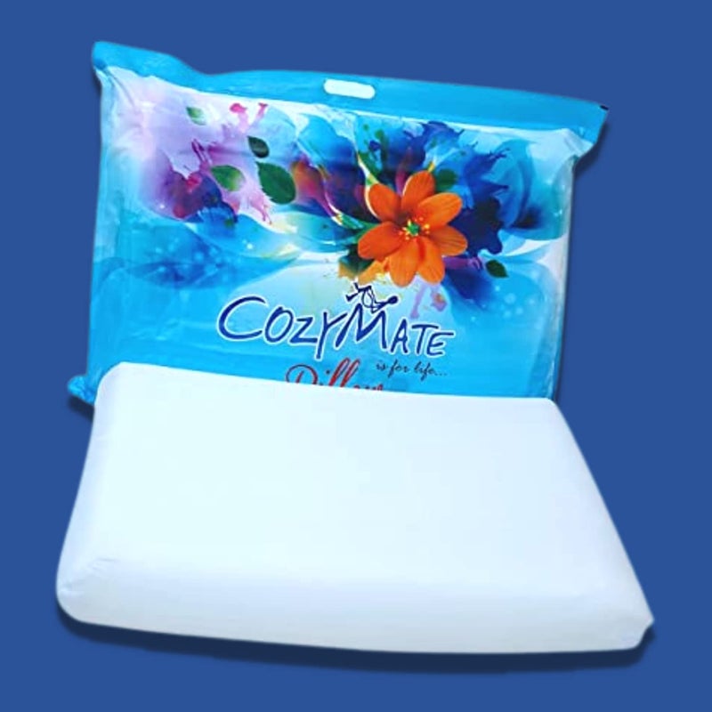 Cozymate Cotton Foam Pillow, SoftyFoam for Neck Relief and Shoulder Relief (21x13x3.5inch) - Image 4