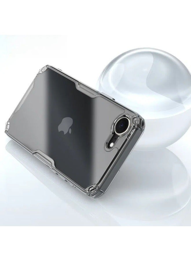 عام مناسبة ل iPhone 16E شفافة حالة الهاتف المحمول TPU + PC وسادة هوائية مضادة للسقوط الغطاء الواقي للهاتف المحمول - Image 3