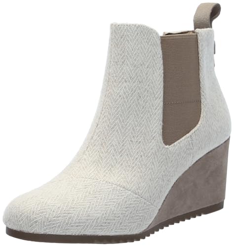 TOMS Women's Bailey Ankle Boot, Dune Cozy Herringbone, 5 - Image 5