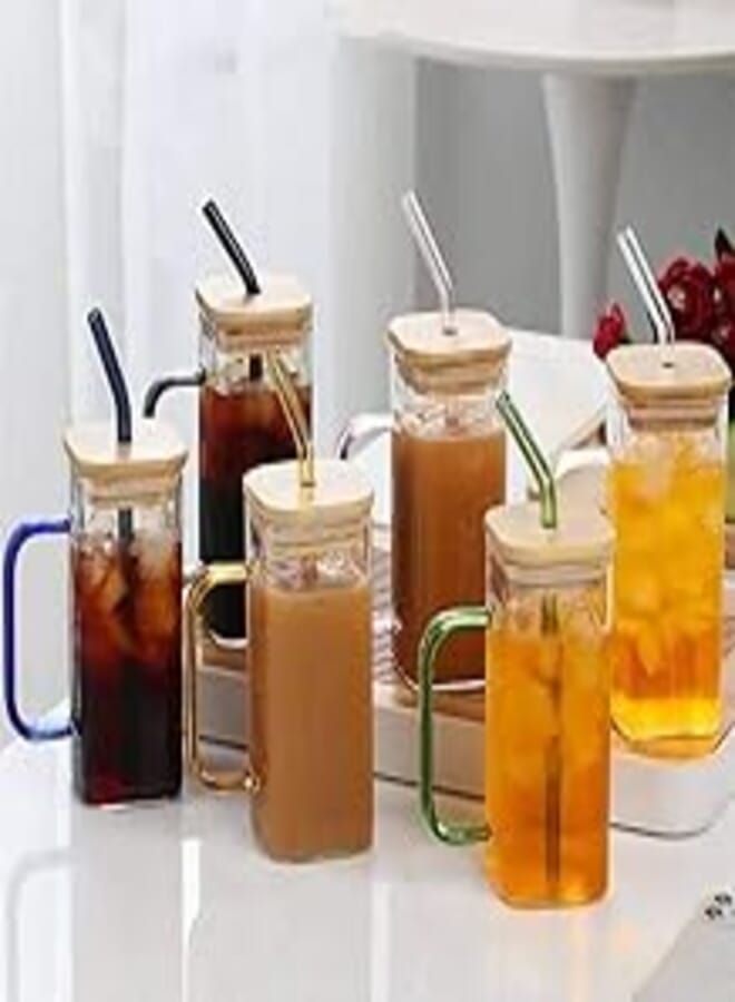 Elzain Pyrex Thermal Square Coffee Mug High Quality