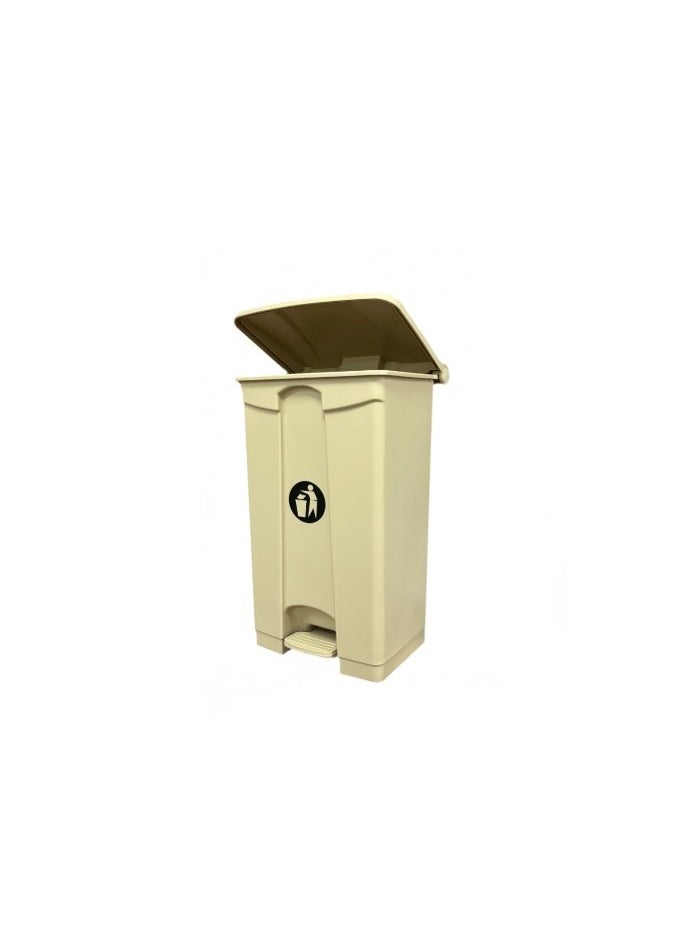Generic - 70L Heavy Duty Pedal Bin Beige - Image 1