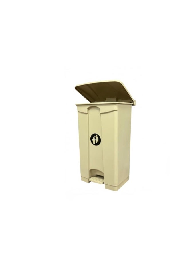 Generic - 70L Heavy Duty Pedal Bin Beige - Image 1