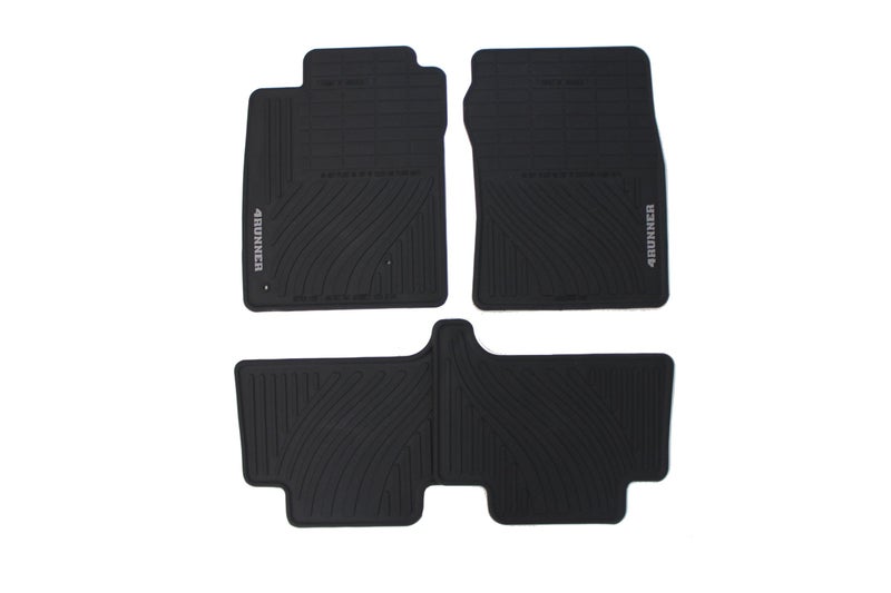 TOYOTA Genuine Toyota Accessories PT9088909020 Front and Rear AllWeather Floor Mat Black Set of 4 - Image 2