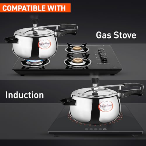 Surya Flame Aluminium 5 Litre Pressue cooker inner lid,Queen Gas and Induction Compatible ISI certified (Silver) 3 Year Doorstep Warranty - Image 4