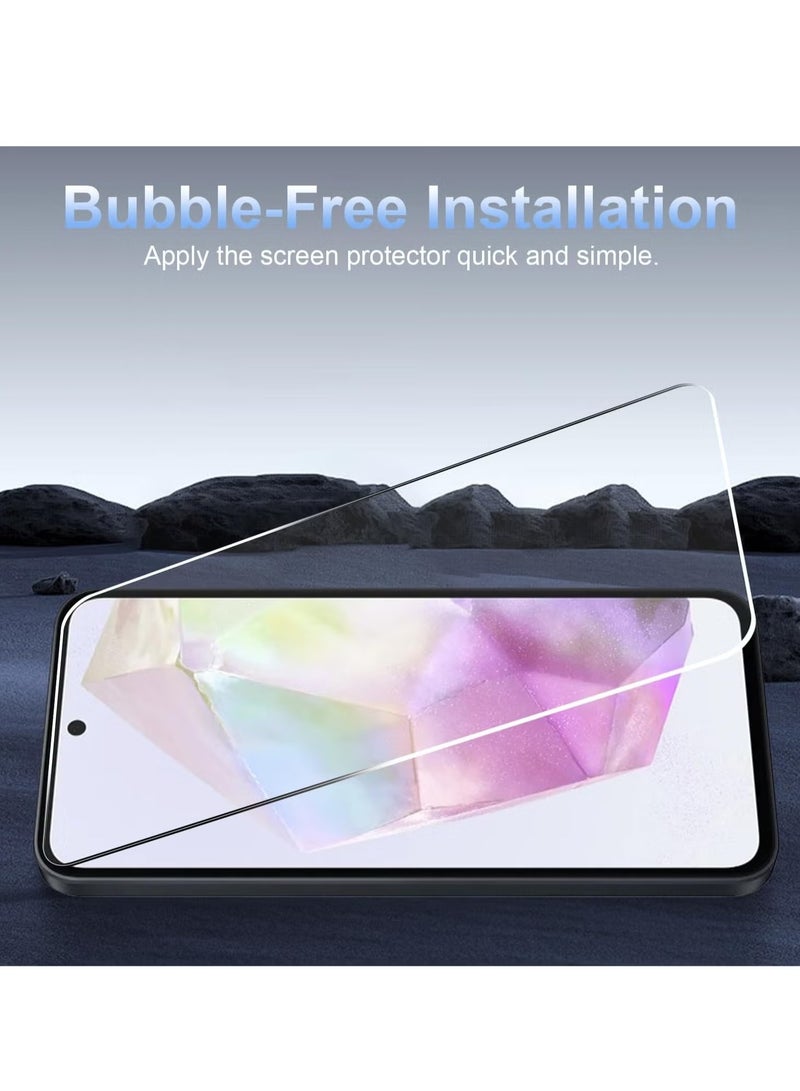 ELTRAZONE Samsung Galaxy A35 5G Screen Protector Pack of 3 – Ultra-Clear, Shatterproof, Anti-Scratch Film – Bubble-Free, Full Coverage Tempered Glass for Samsung Galaxy A35 5G - Image 3