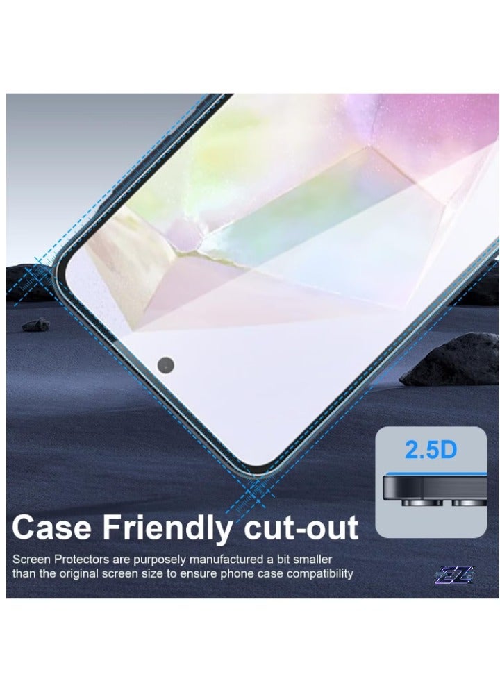 ELTRAZONE Samsung Galaxy A35 5G Screen Protector Pack of 3 – Ultra-Clear, Shatterproof, Anti-Scratch Film – Bubble-Free, Full Coverage Tempered Glass for Samsung Galaxy A35 5G - Image 2