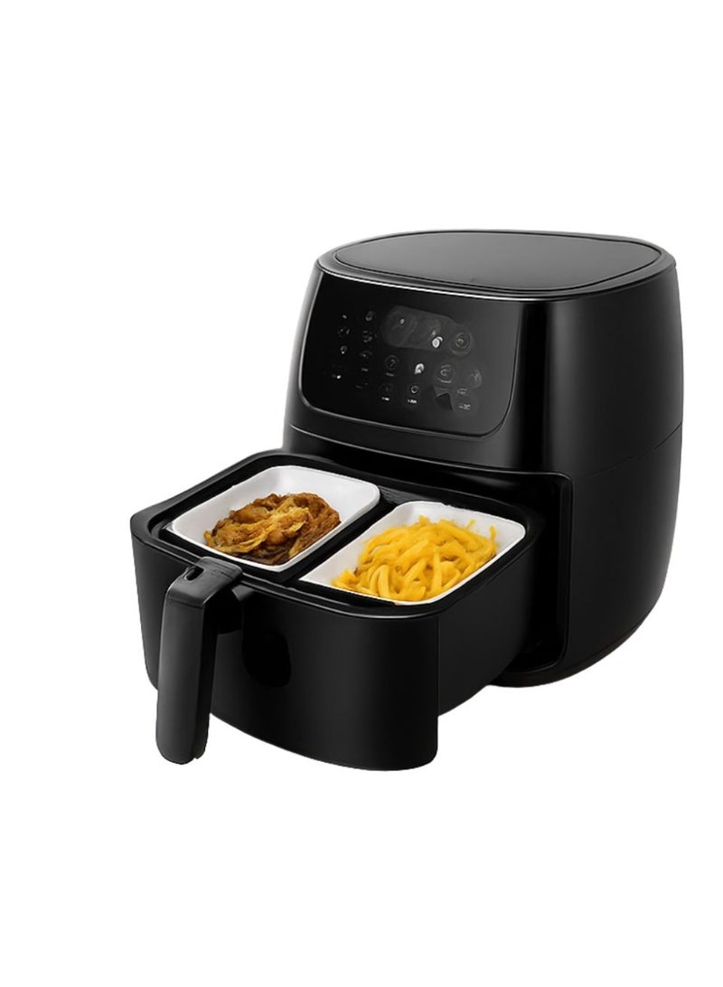 vsell24 50pcs-Air Fryer Liners – Air Fryer Disposable Paper Liner for Ninja Dual and All Square Air Fryer Baskets - Rectangle Air Fryer Liners with Silicone Coating – Food Grade Wood Pulp - Image 2