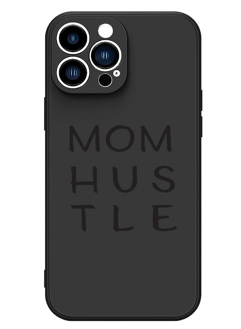 Theodor Protective Slim Fit Case Liquid Silicone Cover with Full Body Protection Anti-Scratch Shockproof Case For iPhone 15 Pro Black - Mom Hustle - Image 1