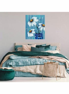 Excefore Paint by Numbers DIY Acrylic Painting Kits Hobbies on Canvas Oil Three Beautiful Flowers with 3 Brushes & Bright Colors for Adults Beginner & Kids Ages 8-12 Adult Crafts Women 40*50cm  - Image 2