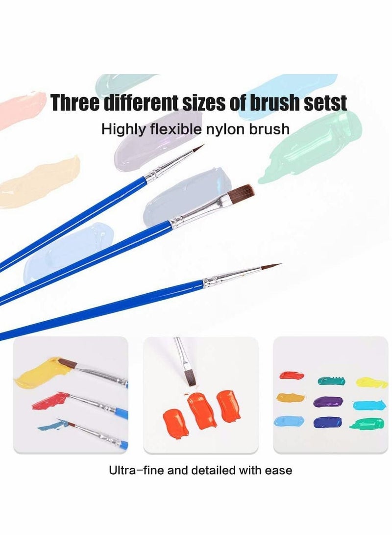 Paint by Numbers DIY Acrylic Painting Kits Hobbies on Canvas Oil Three Beautiful Flowers with 3 Brushes & Bright Colors for Adults Beginner & Kids Ages 8-12 Adult Crafts Women 40*50cm