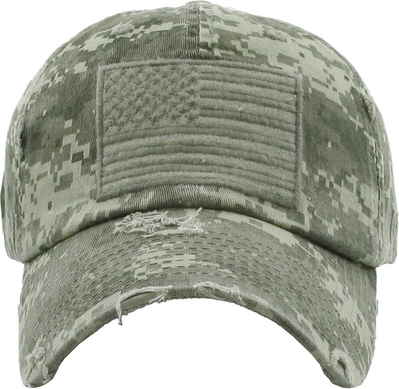 KBETHOS KBVT-209 DIGI-CIT Tactical Operator with USA Flag Patch US Army Military Baseball Cap Adjustable - Image 2