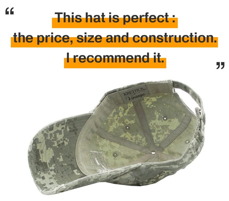KBETHOS KBVT-209 DIGI-CIT Tactical Operator with USA Flag Patch US Army Military Baseball Cap Adjustable - Image 5