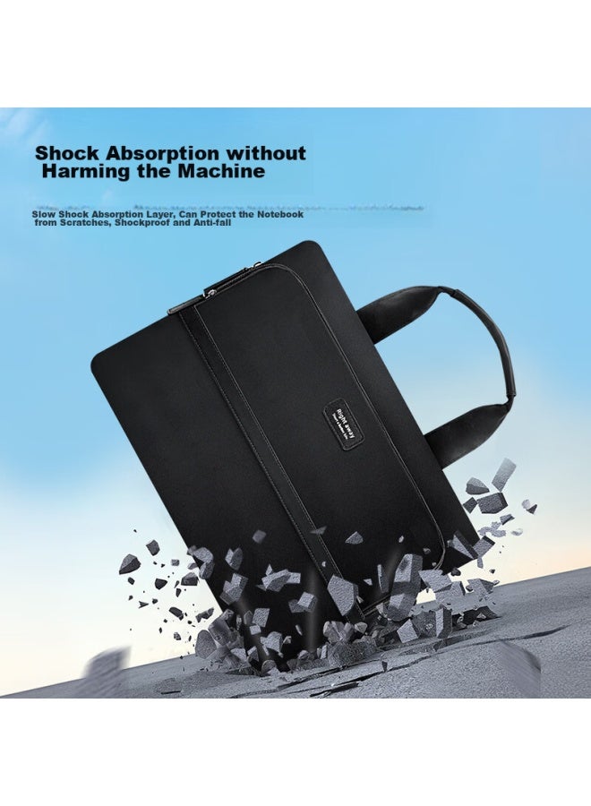 Right Away 16-inch Laptop Bag, Lightweight Handheld Notebook Case, Compatible With Huawei, Apple, Lenovo Legion, Xiaomi, Shockproof Inner Sleeve - Image 3