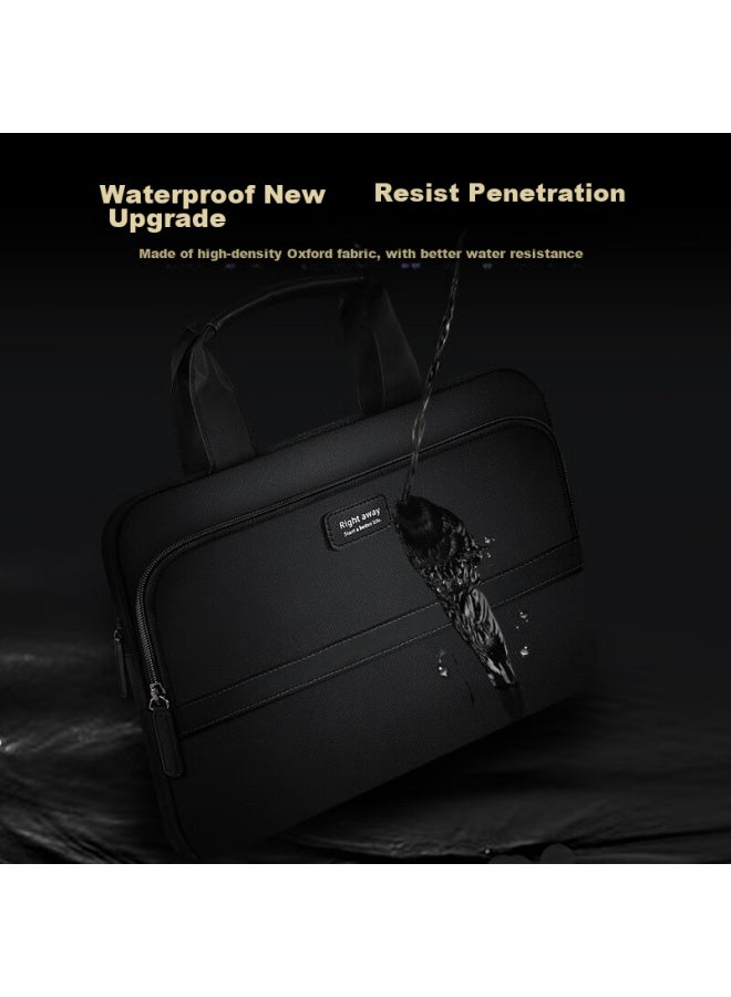 Right Away 16-inch Laptop Bag, Lightweight Handheld Notebook Case, Compatible With Huawei, Apple, Lenovo Legion, Xiaomi, Shockproof Inner Sleeve - Image 4