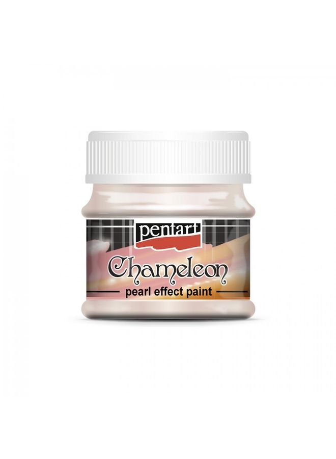 Pentart Chameleon pearl effect acrylic paint 50ml - rose gold - Image 1