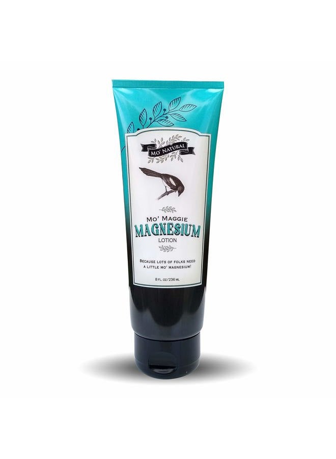 Mo' Natural Mo' Maggie Topical Magnesium Cream | Highest Concentration of Zechstein Magnesium | Organic Opulent Oils & Shea Butter by Mo' Natural | 8 oz - Image 1