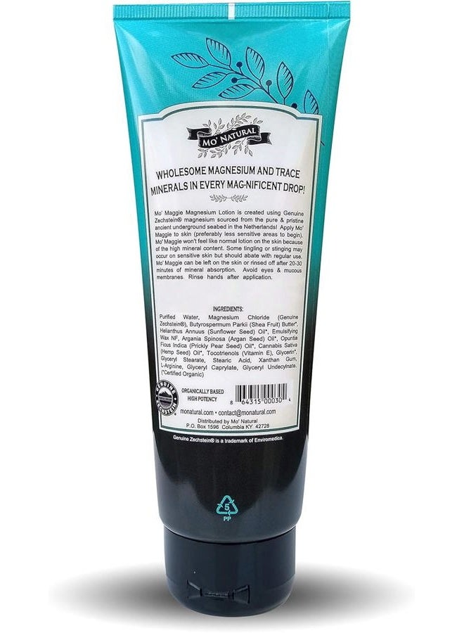 Mo' Natural Mo' Maggie Topical Magnesium Cream | Highest Concentration of Zechstein Magnesium | Organic Opulent Oils & Shea Butter by Mo' Natural | 8 oz - Image 2