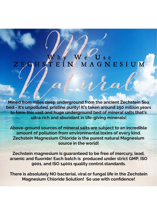 Mo' Natural Mo' Maggie Topical Magnesium Cream | Highest Concentration of Zechstein Magnesium | Organic Opulent Oils & Shea Butter by Mo' Natural | 8 oz - Image 3