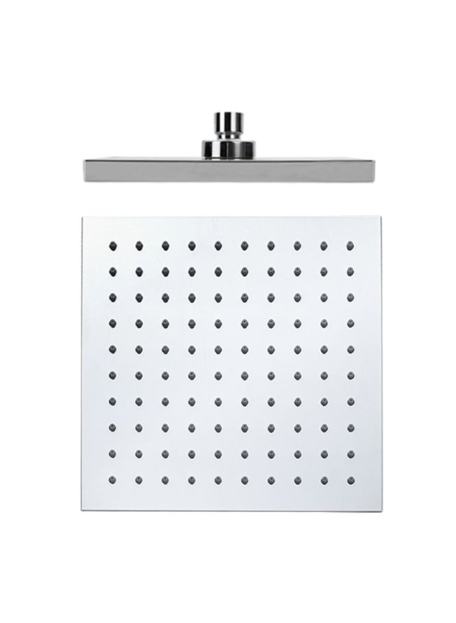8-Inch Overhead Rain Shower Head | Chrome Finish Square Rainfall Shower Spray with Adjustable Brass Ball Joint | High Flow Luxury Bathroom Fixture - Image 3