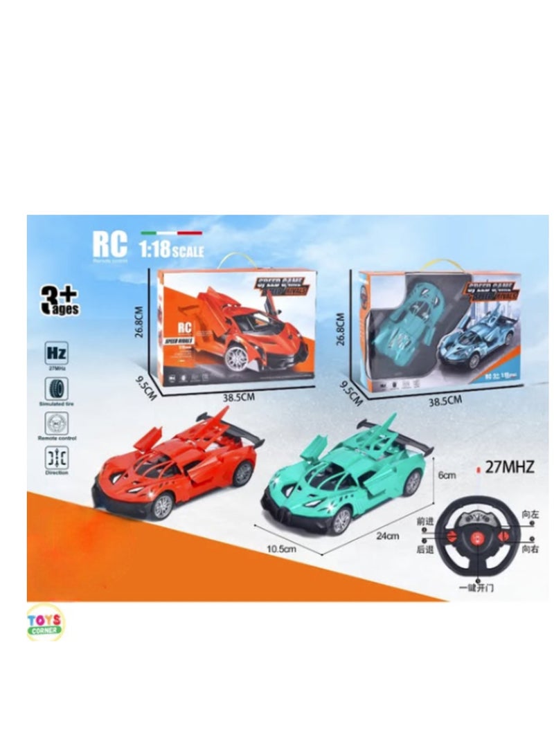 Remote Control Racing Car with Steering Wheel  - Image 2