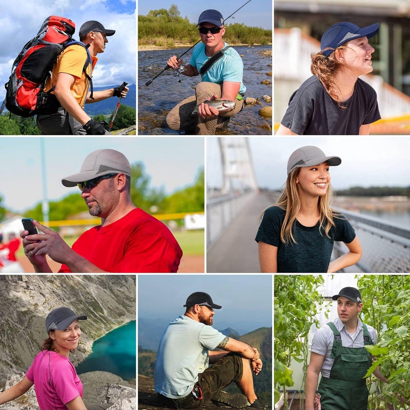 HSR Unstructured Reflective Lightweight Breathable Stylish Sports Soft Hat Cap for Men and Women - Image 4
