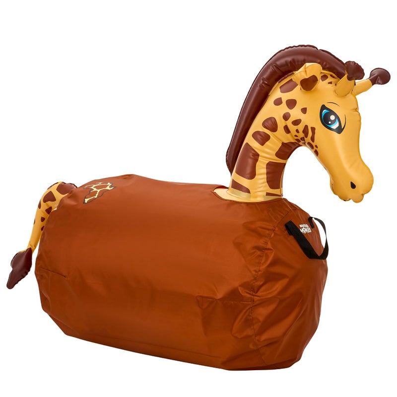 Waddle Hip Hoppers Large Bouncy Hopper Inflatable Hopping Animal Bouncer Supports Up to 250 Pounds Ages 5 and Up Yellow Giraffe - Image 3