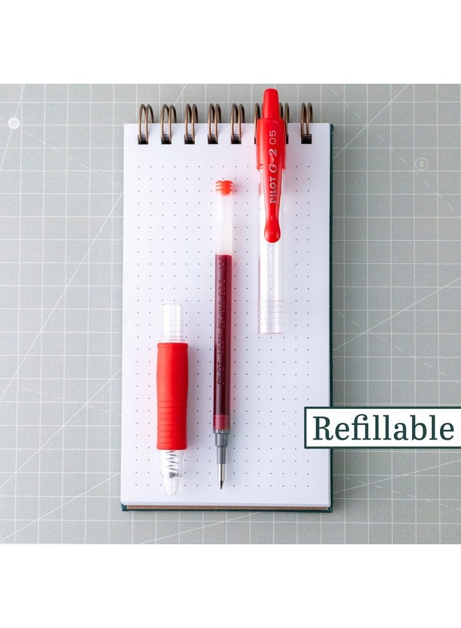 PILOT G2 Premium Gel Roller Pens Extra Fine Point 0.5 Mm Pack Of 14 Red - Image 3