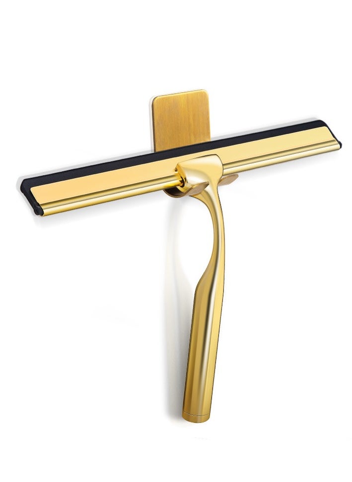Generic 2-piece set gold glass wiper Home window cleaner glass  - Image 1