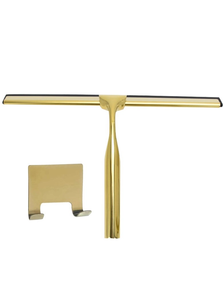 Generic 2-piece set gold glass wiper Home window cleaner glass  - Image 2