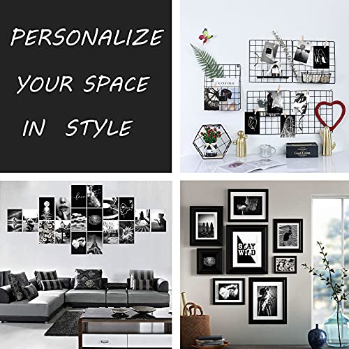 Yasowdkel Wall Collage Kit, Black & White Aesthetic Pictures, 50PCS 4x6 Inch Picture Collage Kit for Wall Aesthetic, Teen Girls Bedroom Decor, Dorm Wall Decor, Photo Collection ,Cute Wall Decor for Teen 1 - Image 3