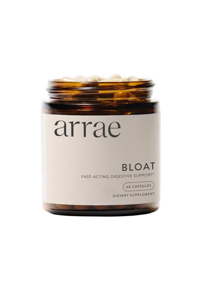 Arrae Fast-Acting Bloating Relief Digestive Enzymes, All Natural Bloat, Gas & Indigestion Relief Capsules, 60 Count - Image 1