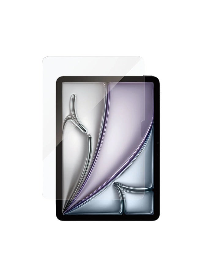 بانزرجلاس حماية شاشة بانزر جلاس مع أداة التركيب ايباد اير 11 انش 2024/2025 - شاشة كاملة شفاف - Image 3