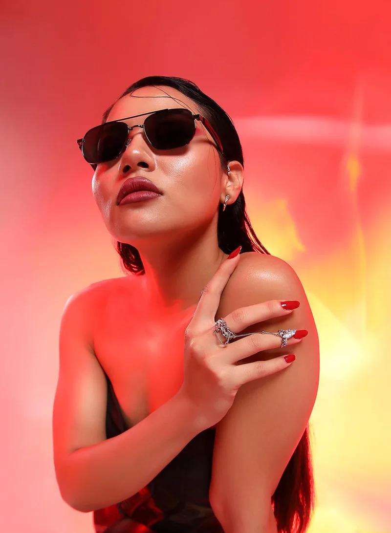 صوص هاوت نظارة شمسية افياتور بإطار كامل