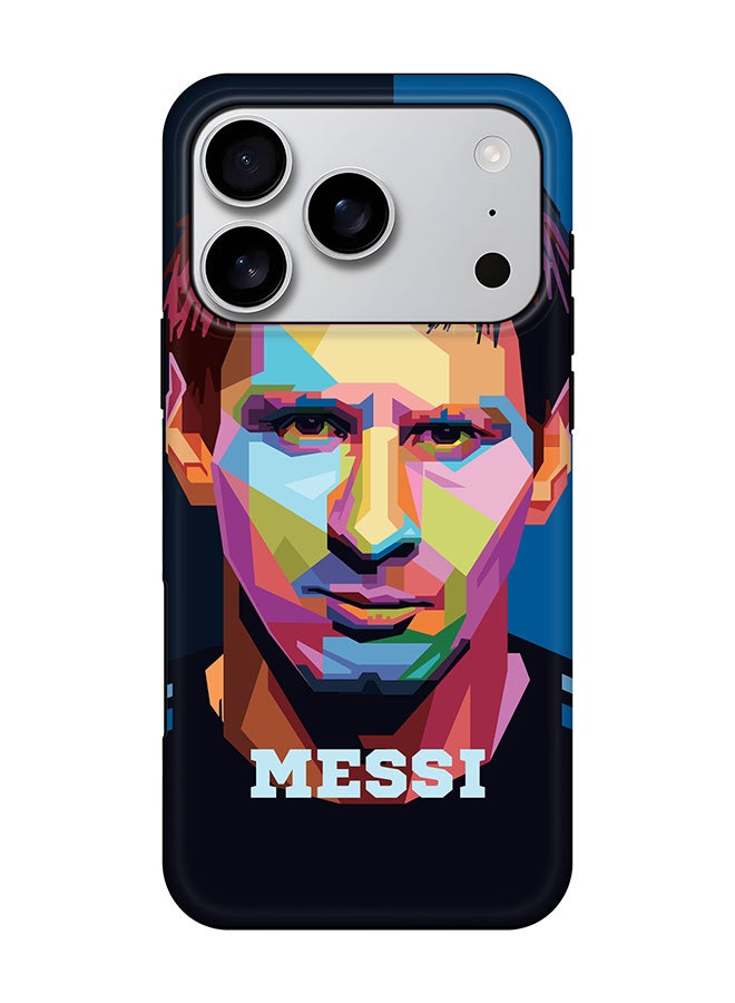 Stylizedd Tough Pro Magnetic Case for iPhone 17 Pro, Dual Layer hybrid PC + TPU Mobile Cover Matte - Poly Messi